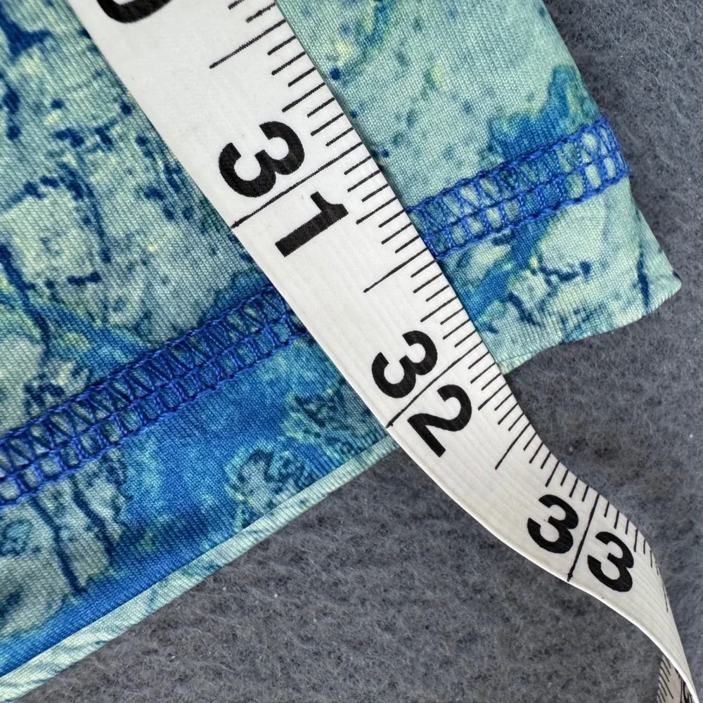 Realtree‎ Fishing Shirt Mens 3XL Blue Wave Camo Long Sleeve Performance Tee